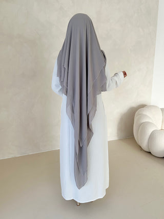 Khimar Chiffon Dreilagig