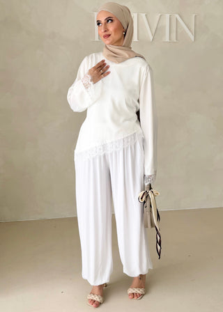 Boho Hose mit Taschen