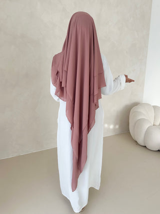 Khimar Chiffon Dreilagig
