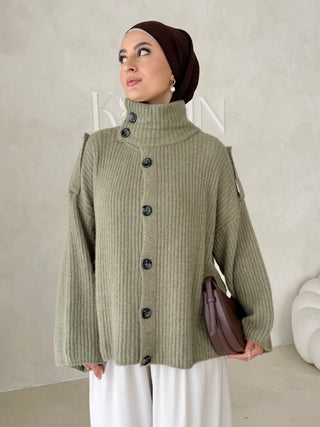 Cardigan mit Knöpfdetails