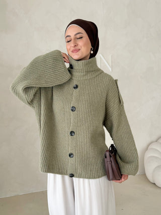 Cardigan mit Knöpfdetails